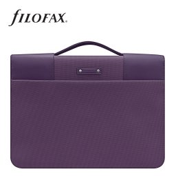 Filofax Microfiber Mappa A4 Zip Fogantyúval Lila