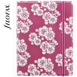 Filofax Notebook Impressions A5 Pink-fehér