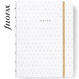 Filofax Notebook Moonlight A5 Fehér