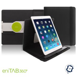 Filofax Tablet Case Borító Extra nagy Metropol Mappa Rugalmas zárószalag Fekete