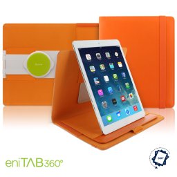 Filofax Tablet Case Borító Extra nagy Metropol Mappa Rugalmas zárószalag Narancs