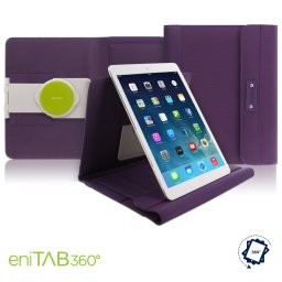 Filofax Tablet Case Borító nagy Microfiber Rejtett mágnes Lila