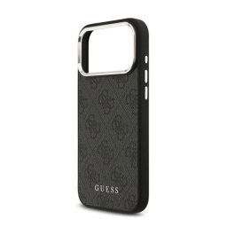 GUESS 4G MAGSAFE szilikon telefonvédő (ütésállóság, műanyag hátlap) FEKETE Apple iPhone 17 Pro Max