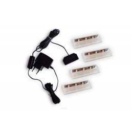 Rejtett LED világítás kék NAPPALI ÉS fürdőszoba és nappali bútorokhoz - 4 pontos