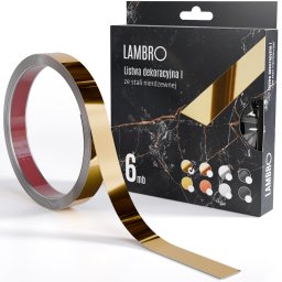 ambro öntapadós díszcsík arany fényes 10-20mm