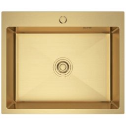 Acél mosogató STEEL 6050 arany