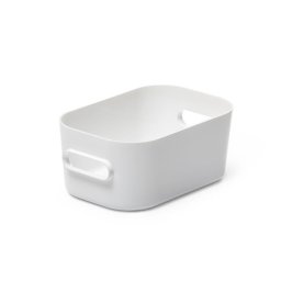 SMARTSTORE Műanyag tárolódoboz, 0,6 liter, SMARTSTORE "Compact XS", fehér