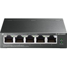 TP-Link kapcsoló TL-SG105MPE Easy Smart, 5x GLAN, 4x PoE , 120W