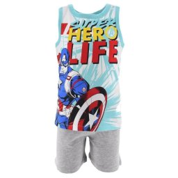 Bosszúállók Hero Life gyerek rövid pizsama 6 év / 116 cm