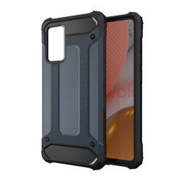Defender szilikon telefonvédő (ütésállóság, légpárnás sarok, fémhatás) SÖTÉTKÉK Samsung Galaxy A36 5G (SM-A366)