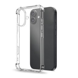 Szilikon telefonvédő (ütésállóság, légpárnás sarok) ÁTLÁTSZÓ Apple iPhone 17
