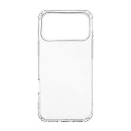 Szilikon telefonvédő (ütésállóság, légpárnás sarok) ÁTLÁTSZÓ Apple iPhone 17 Pro