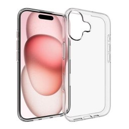 Szilikon telefonvédő (ultravékony) ÁTLÁTSZÓ Apple iPhone 17