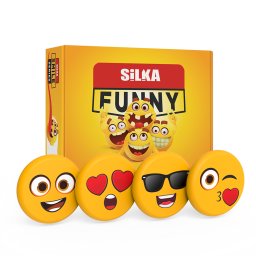 Radír, smile-nagy, 36 db/display, Silka