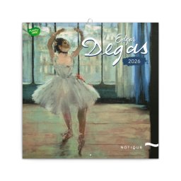 Falinaptár képes lemeznaptár 300x300mm, Edgar Degas Realsystem 2026.