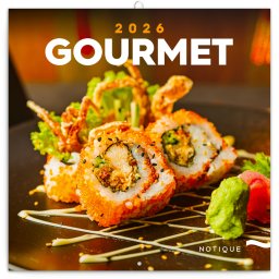 Falinaptár képes lemeznaptár 300x300mm, Gourmet Realsystem 2026.