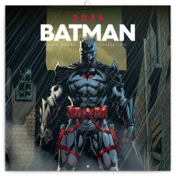 Falinaptár képes lemeznaptár 300x300mm, Batman ComicsRealsystem 2026.