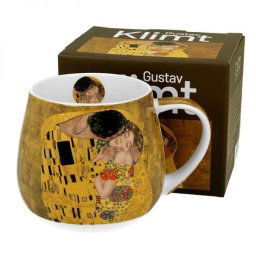 Klimt porcelán bögre - 430 ml öblös - The Kiss