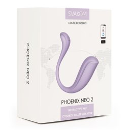 Svakom - Phoenix Neo 2. interaktív okos vibrációs tojás (lila) (APP-os)