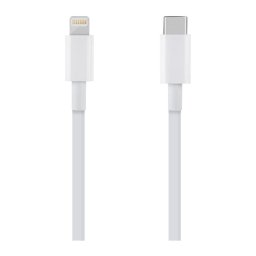 Csomag:ME Gyors töltés USB-C/Lightning kábel 1m fehér