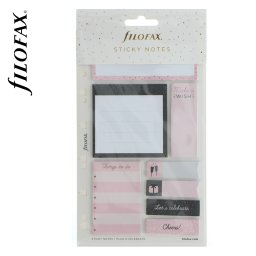 Filofax Öntapadó színes jelölő címke és jegyzet Multifit (Personal, A5, A4) Confetti