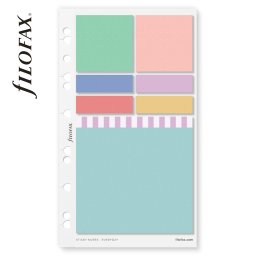 Filofax Öntapadó színes jelölő címke és jegyzet Multifit (Personal, A5, A4) Everyday