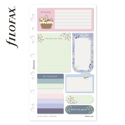 Filofax Öntapadó színes jelölő címke és jegyzet Multifit (Personal, A5, A4) Meadow