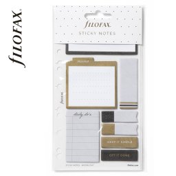 Filofax Öntapadó színes jelölő címke és jegyzet Multifit (Personal, A5, A4) Moonlight