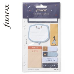 Filofax Öntapadó színes jelölő címke és jegyzet Multifit (Personal, A5, A4) Together
