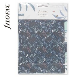 Filofax Elválasztó lapok Bianco 6 regiszter A5 Botanical