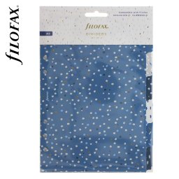 Filofax Elválasztó lapok Bianco 6 regiszter A5 Indigo