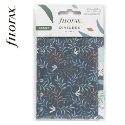Filofax Elválasztó lapok Bianco 6 regiszter Pocket Botanical