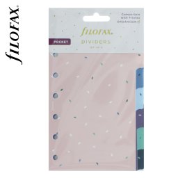 Filofax Elválasztó lapok Bianco 6 regiszter Pocket Garden