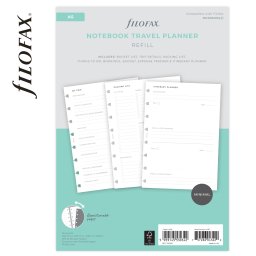 Filofax Notebook Lifestyle tervező Utazás A5 Minimal Fehér