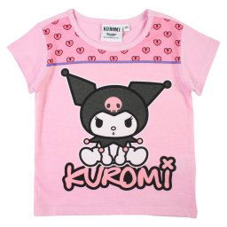 Hello Kitty Kuromi Light Pink gyerek rövid póló, felső 5 év / 110 cm