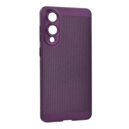 Műanyag telefonvédő (légáteresztő, lyukacsos, kameravédő) LILA Samsung Galaxy S25 Edge (SM-S937)