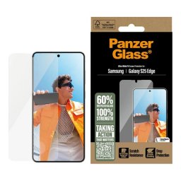 PANZERGLASS ULTRA-WIDE FIT képernyővédő üveg (3D, extra karcálló, ütésállóság + segédkeret) ÁTLÁTSZÓ Samsung Galaxy S25 Edge (SM-S937)