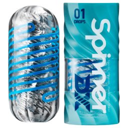 TENGA Spinner DX - maszturbátor férfiaknak (átlátszó)