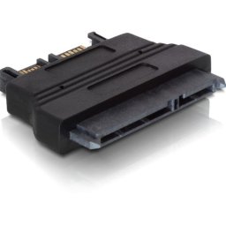 DeLock adapter SATA 22pin female -> Slim SATA 7 6pin male