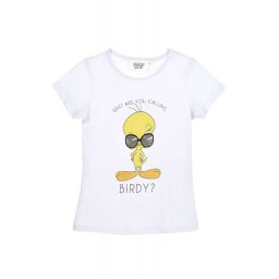 Bolondos dallamok White rövid póló, felső 6 év / 116 cm