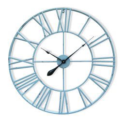 Casa Chic Queensway 80, falióra, fémkeret, csendes, Ø 76 cm (ANTIC-CLOCK-80-TUR)