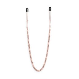 Ns Novelties Renegade - InflataPlay BlackBound Nipple Clamps - DC3 - Rose Gold mellcsipesz
