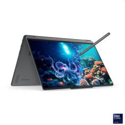 LENOVO Yoga 9 laptop 14 2880 x 1800 Intel Core Ultra 7 258V 32GB 1TB Win11 Pro PN: 83LC001QHV