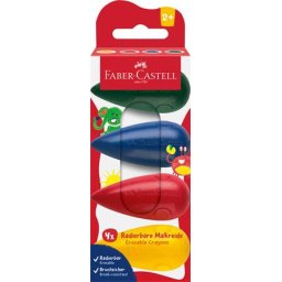 FABER-CASTELL Zsírkréta készlet, FABER-CASTELL "Marok", 4 különböző szín