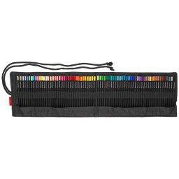FABER-CASTELL Színesceruza készlet, háromszögletű, FABER-CASTELL "Black Edition", 72 különböző szín