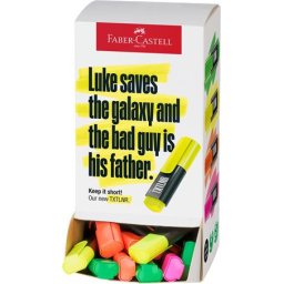 FABER-CASTELL Szövegkiemelő display, mini, FABER-CASTELL "TXTLNR", neon színek