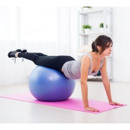 QMed Gimnasztikai labda Kék színben (185-200 cm testmagassághoz)
