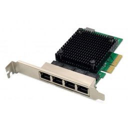 DIGITUS 4 portos RJ45 RTL8125B 2,5 GBites szerver hálózati kártya