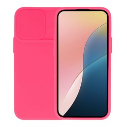 Szilikon telefonvédő (matt, mikrofiber plüss belső, kameravédő) MAGENTA Samsung Galaxy S25 (SM-S931)