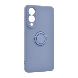 Szilikon telefonvédő (tartógyűrű, mikrofiber plüss belső, mágneses, kameravédő) LILA Samsung Galaxy S25 Edge (SM-S937)